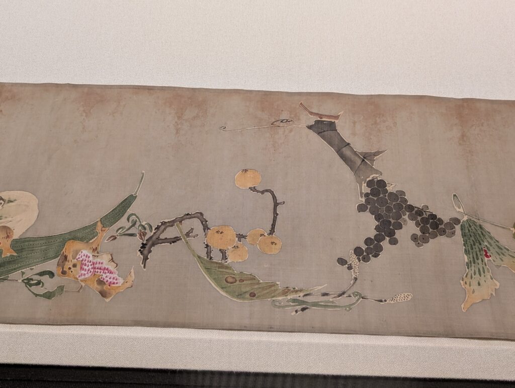 「若冲ディスカバリー」が思いのほか力作だった件>京都の福田美術館「果蔬図巻」その1