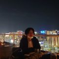博多の夜は少し寒かったです。日本海側なので実は福岡は結構冬寒い。